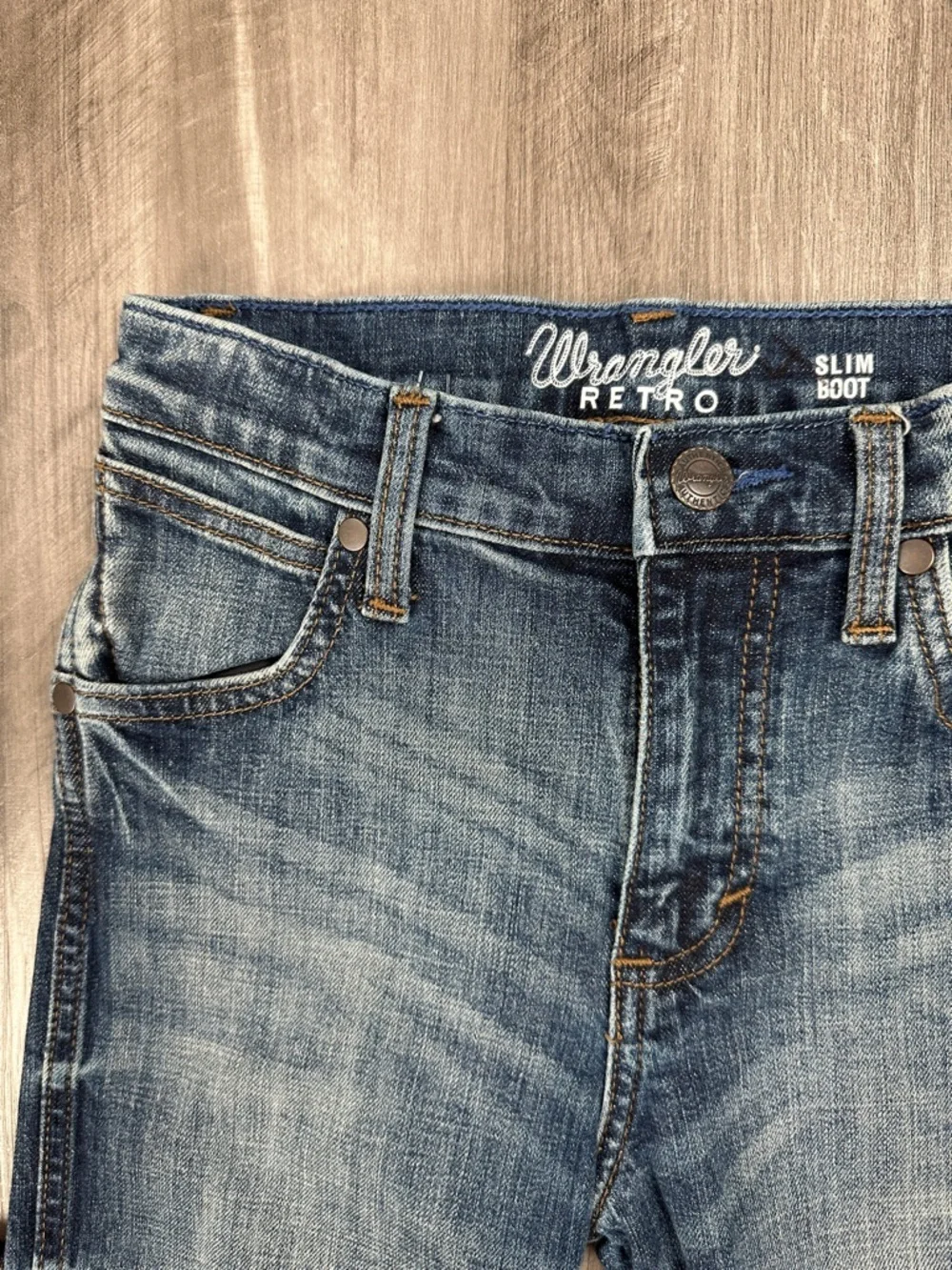 Wrangler Retro Slim Boot Cut Jeans - 12 Slim
